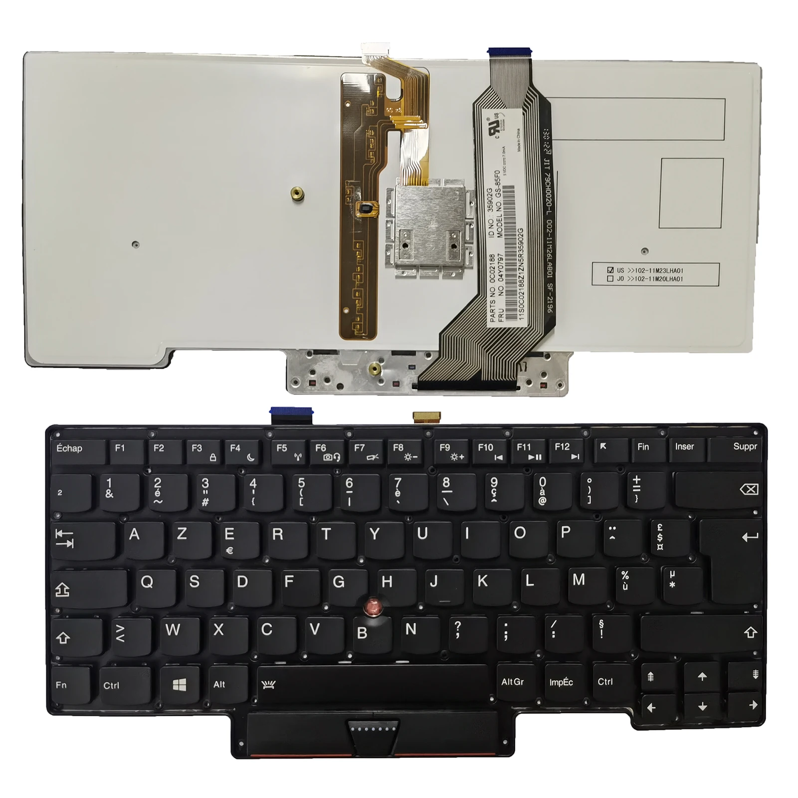 

NEW for Lenovo Thinkpad Carbon X1 Gen 1 1st 2013 Keyboard Backlit US & French