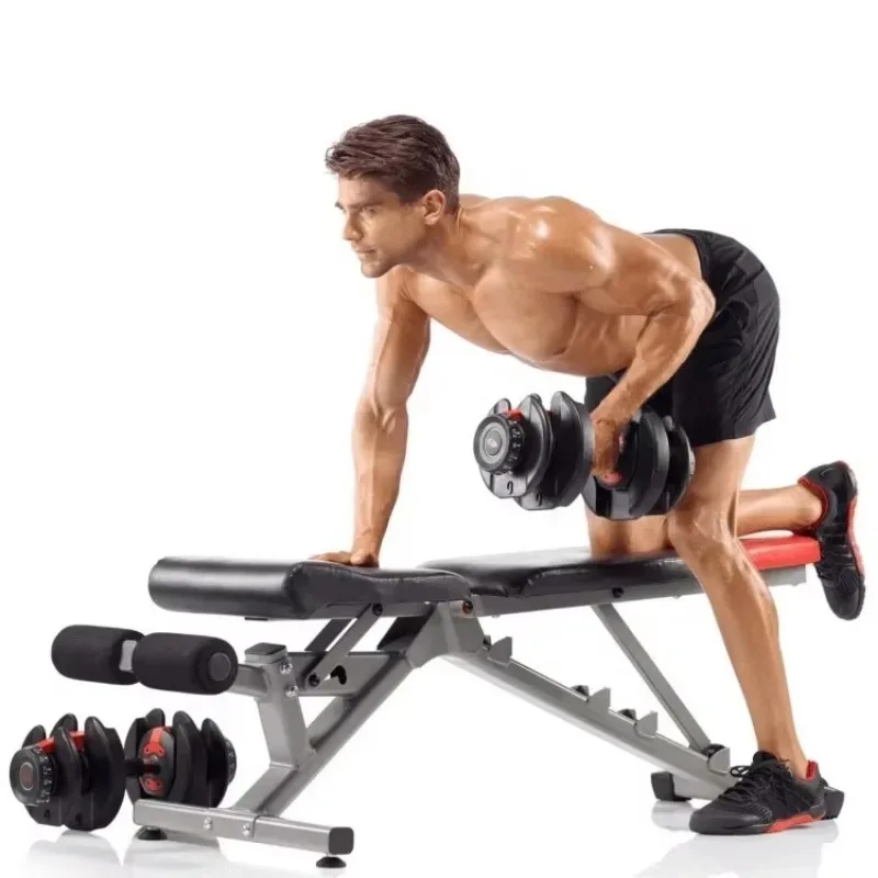 Wholesale Custom High Quality 552 1090 9010 24kg 90lb 40kg Adjustable Dumbbell 90lb 40kg 5lb Increment Set With Rack Stand