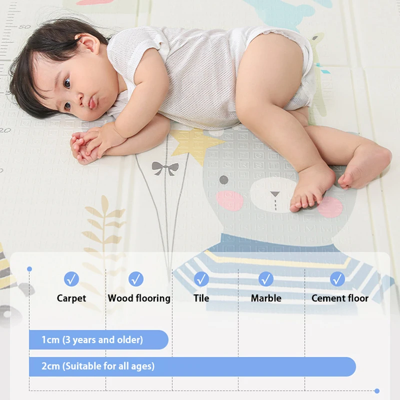 سميكة الكرتون رغوة حصيرة الطفل التعليمية حصيرة للزحف طوي الطفل الكلمة حصيرة XPE الزحف الحصير عدم الانزلاق النشاط السجاد #3