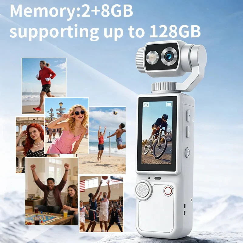 Caméra connectée wi-fi 4k portable pour voyage et vlogging_voghion.com