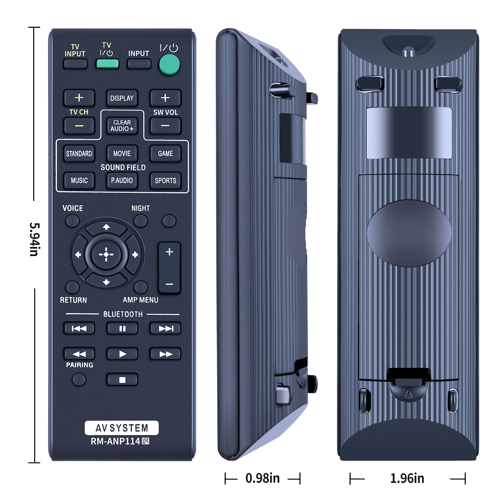 RM-ANP114 Remote Control For Sony Sound Bar HT-CT37 HT-CT380 HT-CT770 HT-CT780 SA-CT260H SA-CT260 SA-CT660C SA-CT260C