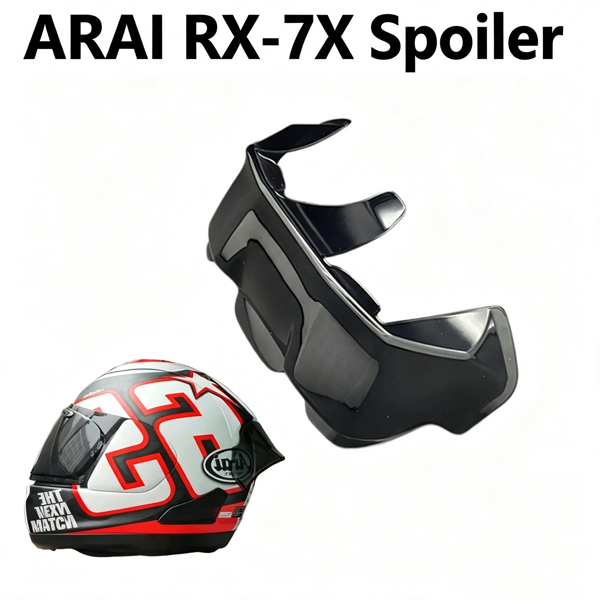 ARAI RX7X Rear Spoiler for Arai Helmet Rear Wing Rear Helmet Diffuser Motorcycle Helmet Accessories