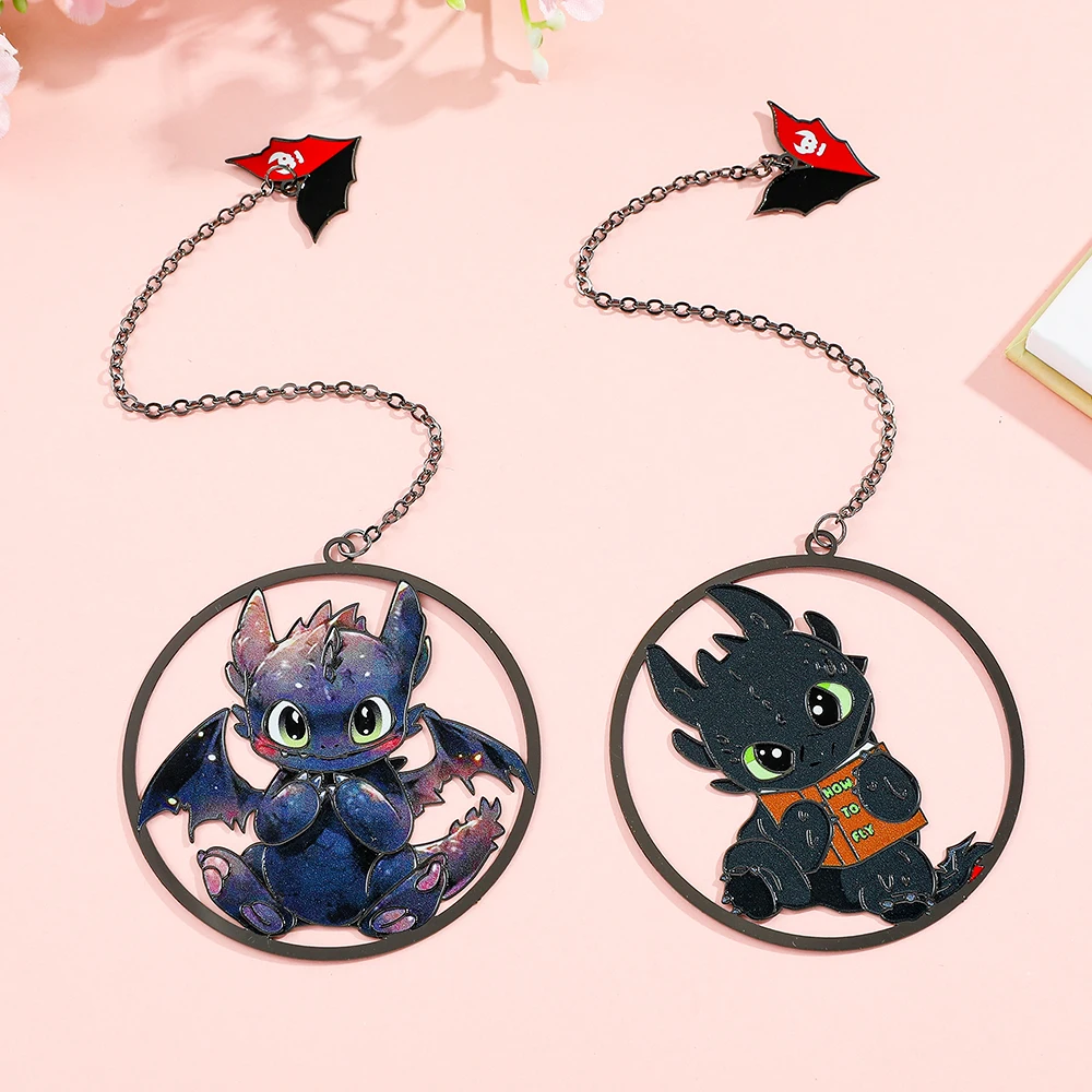 Creative two cute little black dragons, stainless steel as the warmest gift for those around you, portable for office and study.