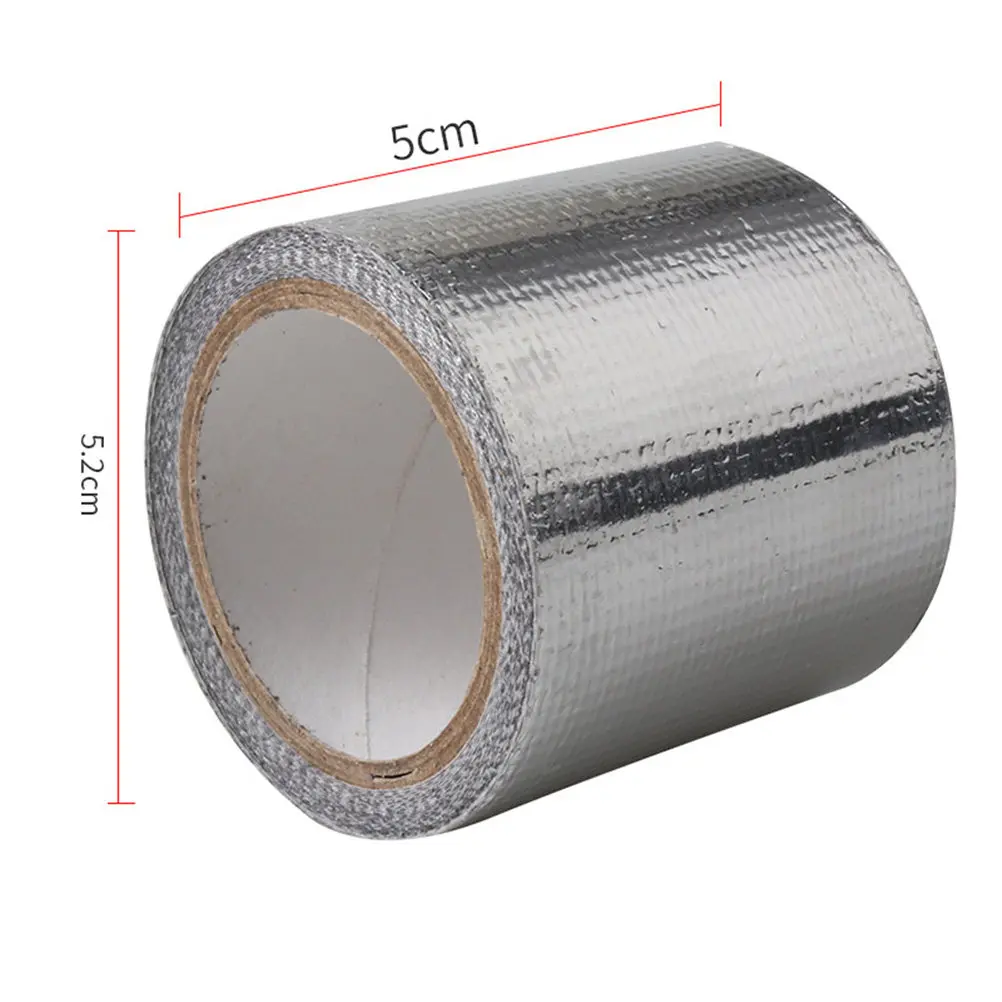 Roll Aluminum Reinforced Tape for Rc Car Shell Heat Resistant Adhesive Strong Reinforcement High Temperature Thermal Insulation