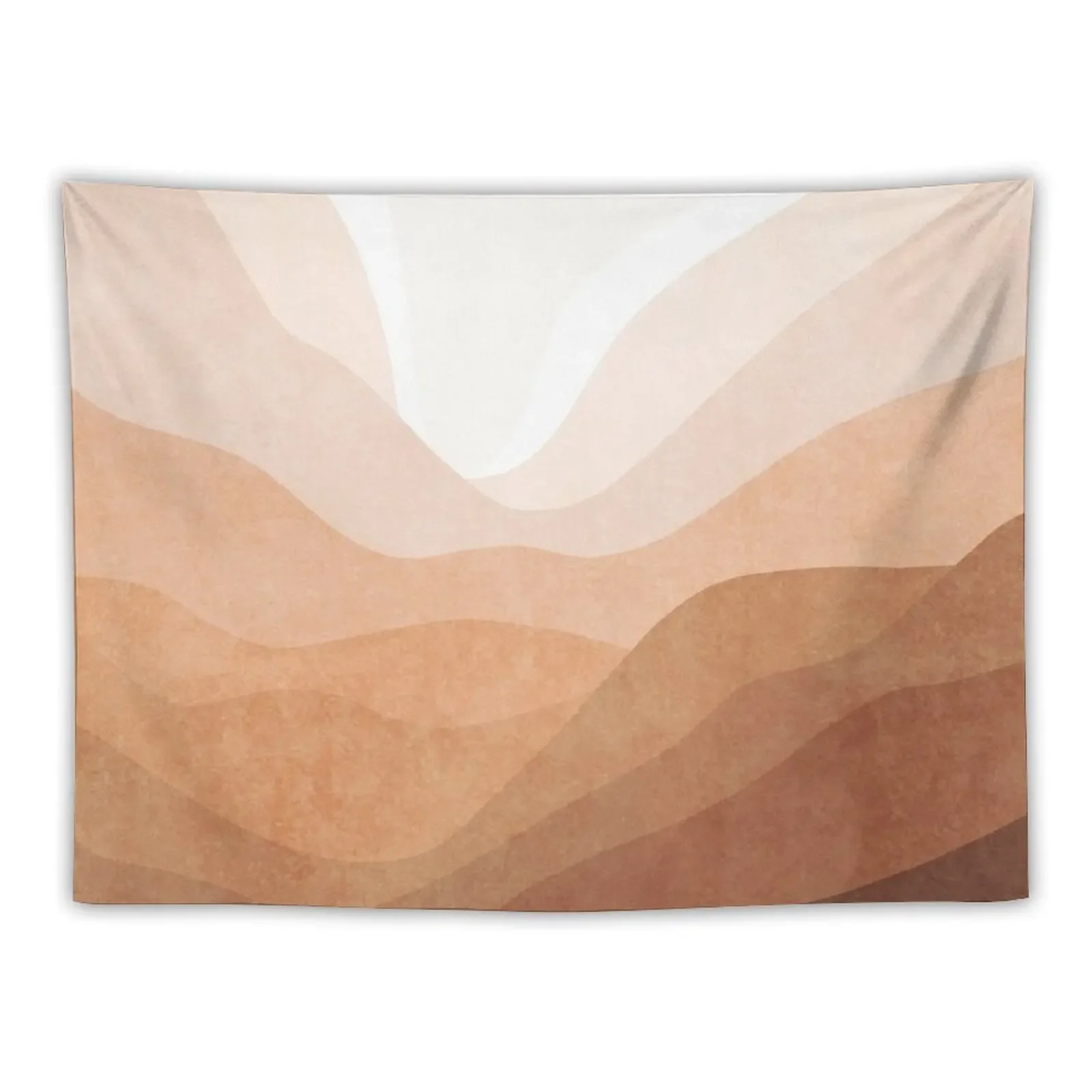 

Warm mountain landscape in terracotta and pink Tapestry Things To The Room Room Decore Aesthetic Tapestry