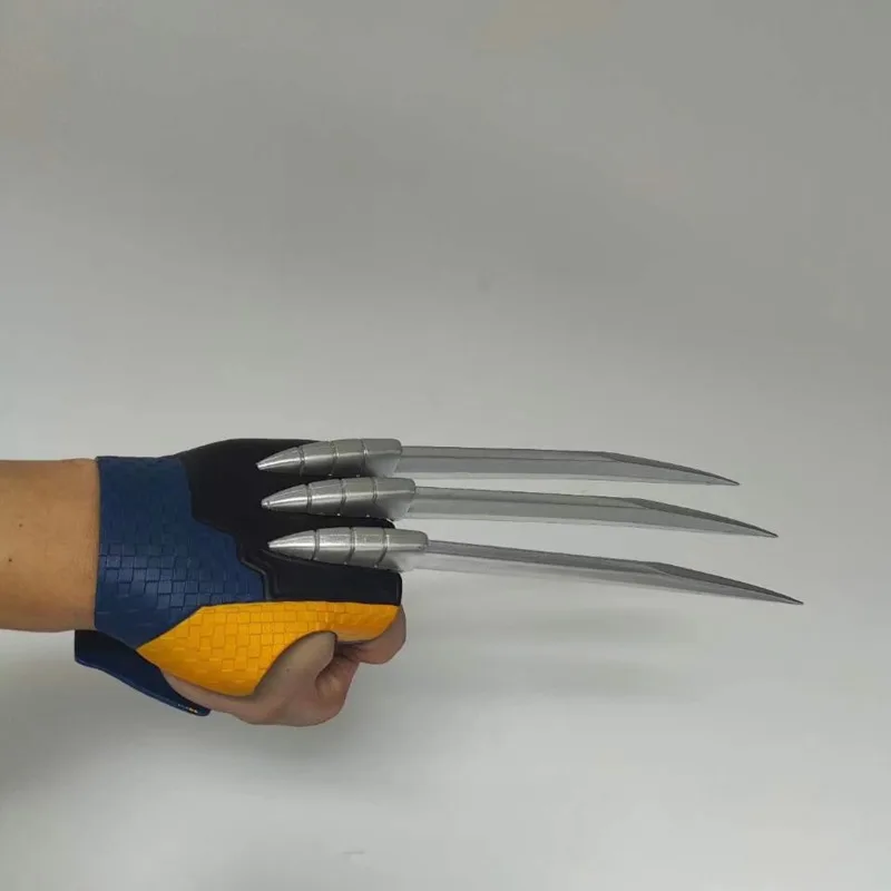 Marvel Deadpool 3 Wolverine Claw Gloves 1:1 Wearable X-MEN COSplay Prop Collection Model Ornament Toy For Kid Halloween Gift