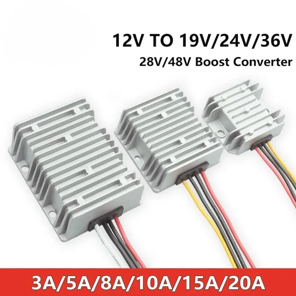Obrázek 3: 12V na 28V 24v 48V 19v 36V plnicího konvertor elektrické napětí regulátor spolehlivé DC-DC step-up energie modul 3A  8A 10A 5A 15A 20A pro auto