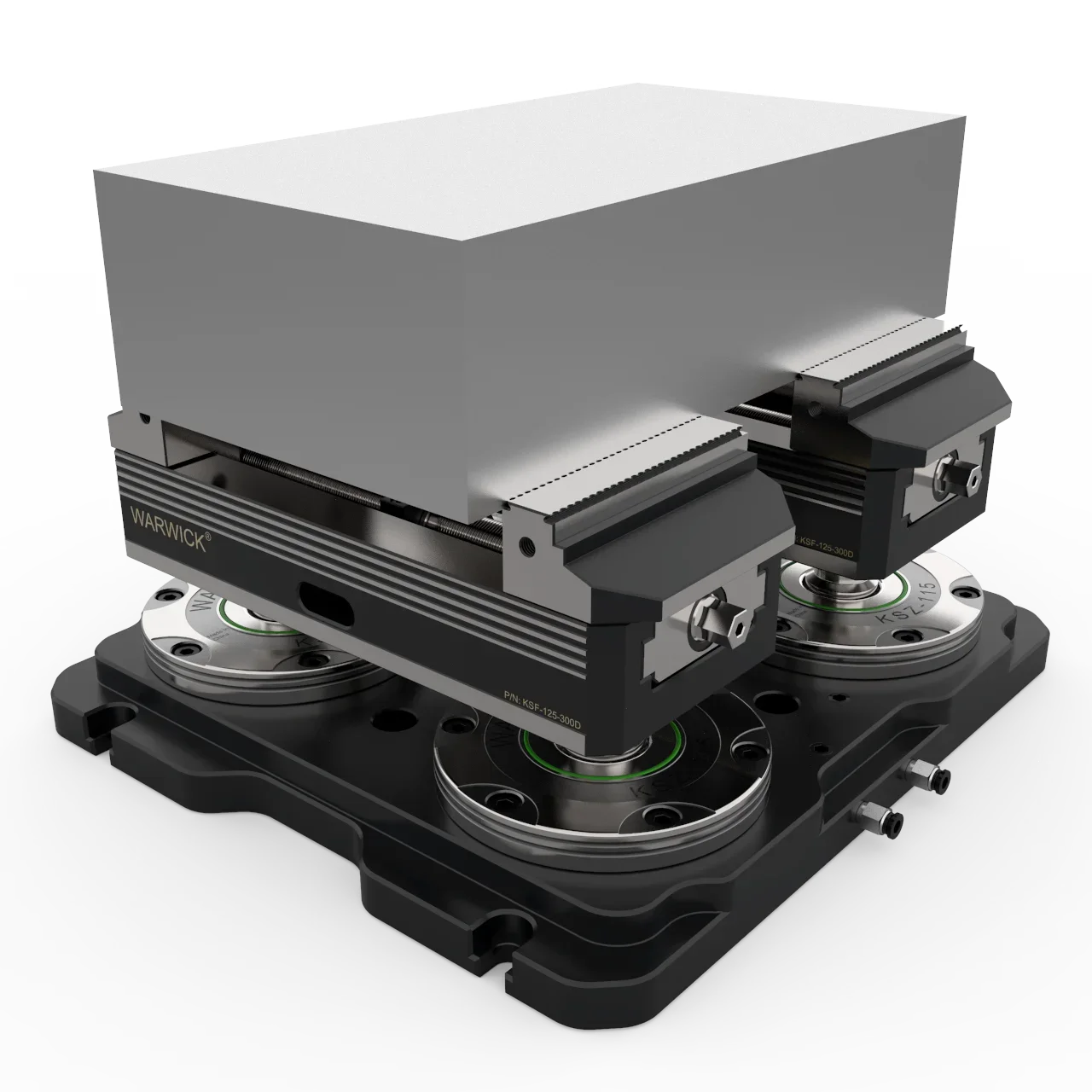 2025 WARWICK KSF-125-180D zero Point handmatige gehard staal zware bankschroef compatibel