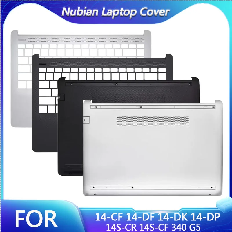 NEW For 14-CF 14-DF 14-DK 14-DP 14S-CR 14S-CF 340 G5 Palmrest Bottom Case keyboard