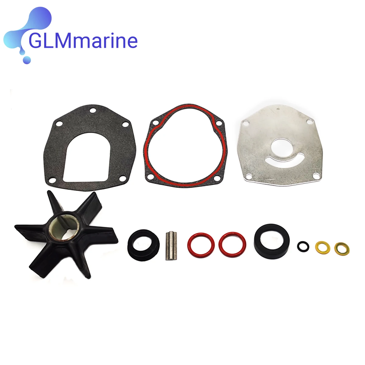 Water Pump Replacement Kit with Impeller For Mercruiser Sterndrive Engines Alpha I Gen II Mercury Mariner 40-350 HP 47-43026T11