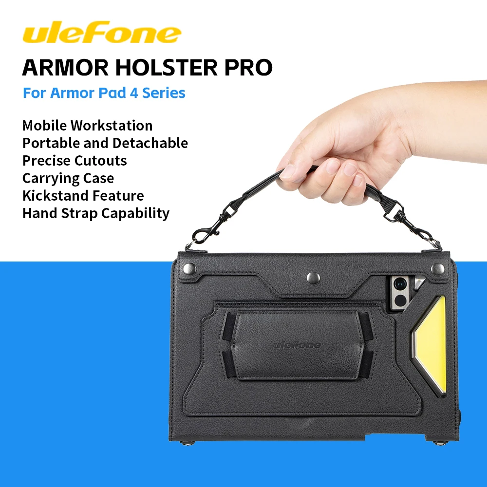 Ulefone Armor Holster Pro For ulefone Armor Pad 4 Series Accessories Multi-Purpose Tablet Carry Case Stand and Handheld Holder