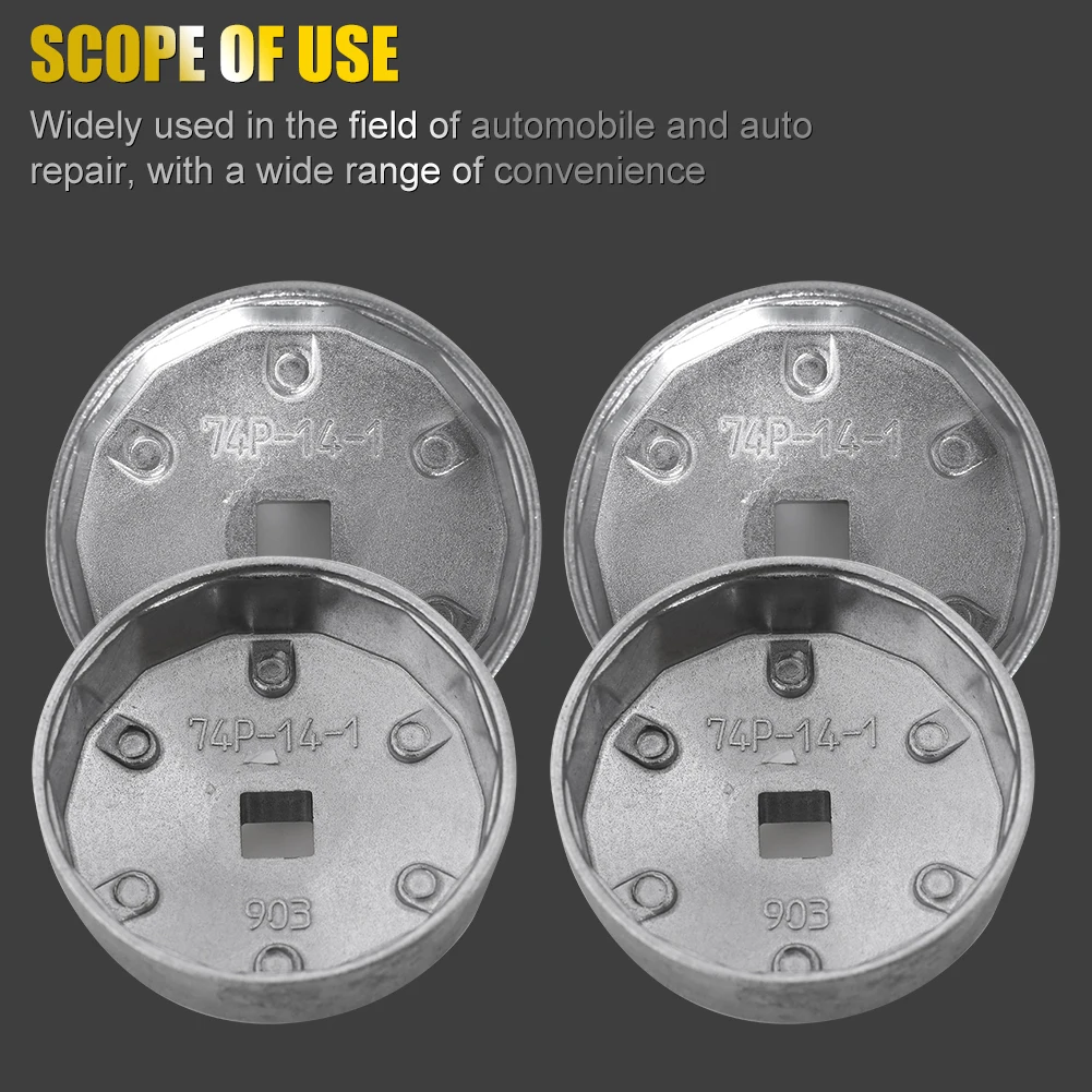 For Toyota Lexus SALE Oil Filter Cap Wrench Cup Socket Remover Tool 65MM 14 Flutes Repair Tool Auto Accessories Automobiles