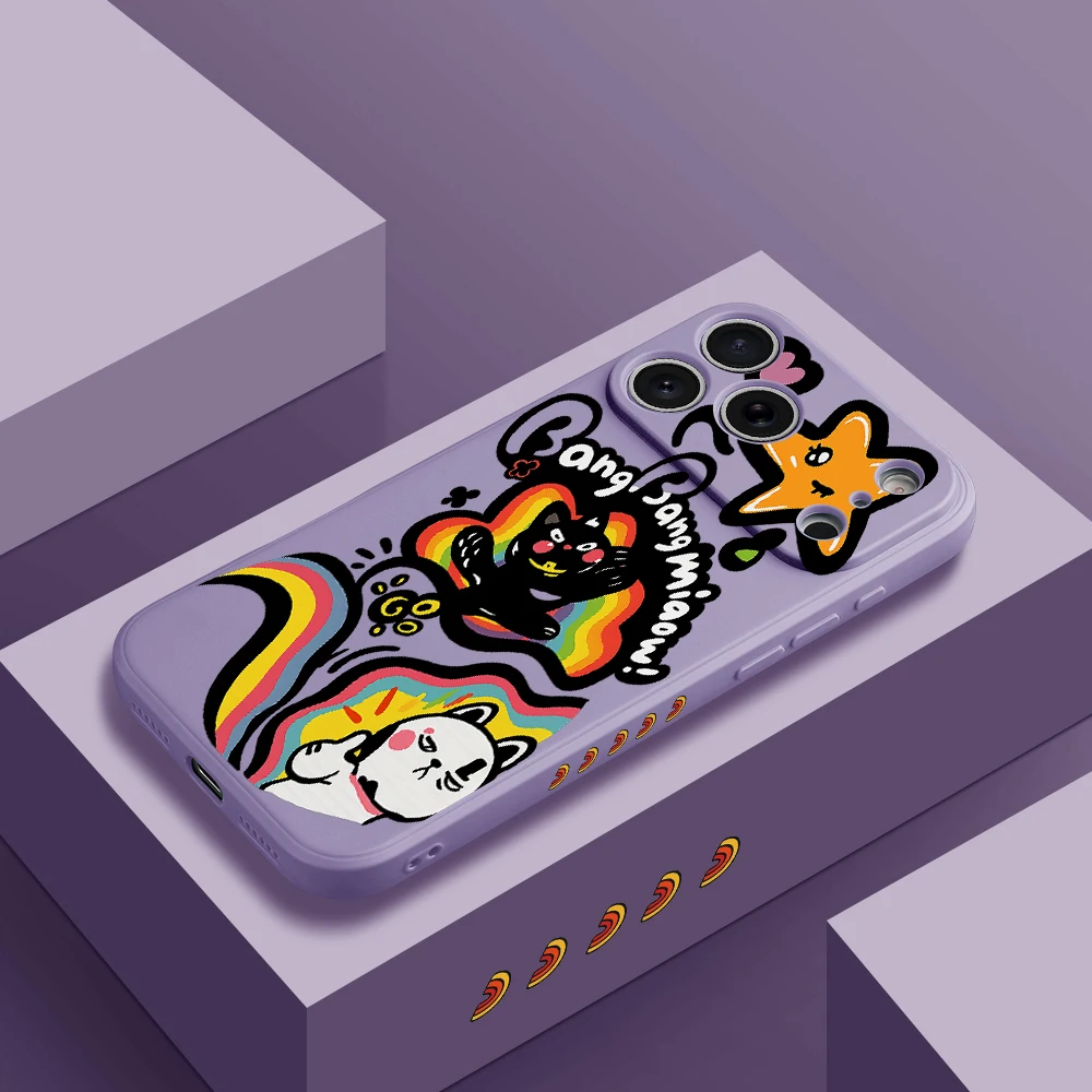 حافظة لهاتف آيفون 17 برو ماكس 17 إير 16 15 14 13 12 11 برو ماكس XS Max7 8 Plus 16e 16 Plus غطاء من البولي يوريثان الحراري