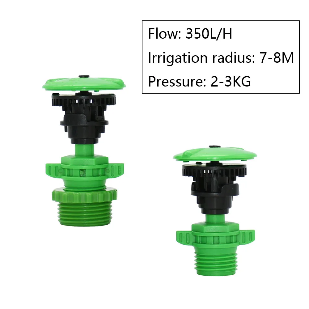 Garden Irrigation Sprinkler 360 Degrees Auto-rotate Nozzle Agricultural Garden Watering With 1/2