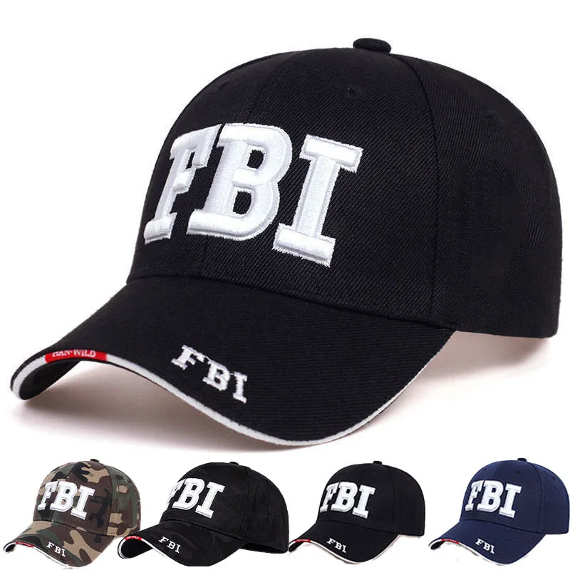 Kanye FBI Fashion Letters Embroidery Baseball Caps for Men\'s Women Female Male Sport Visors Snapback Caps Sun Hat Male Gorras