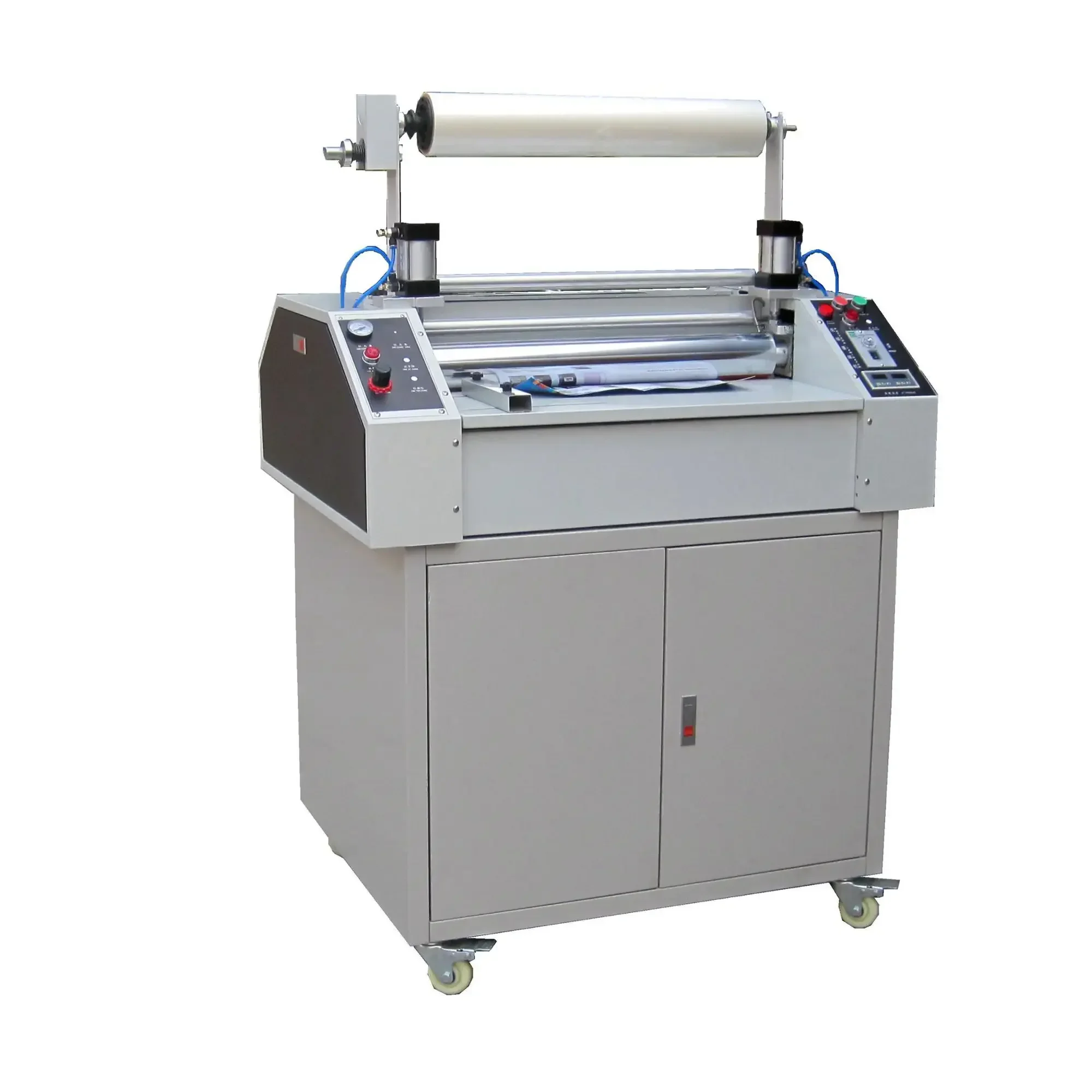 24 inch Pneumatic hot pressing laminator for paper poster bopp film laminating machine