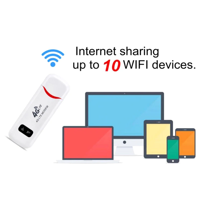 

Беспроводной USB-роутер 4G LTE, 150 Мбит/с