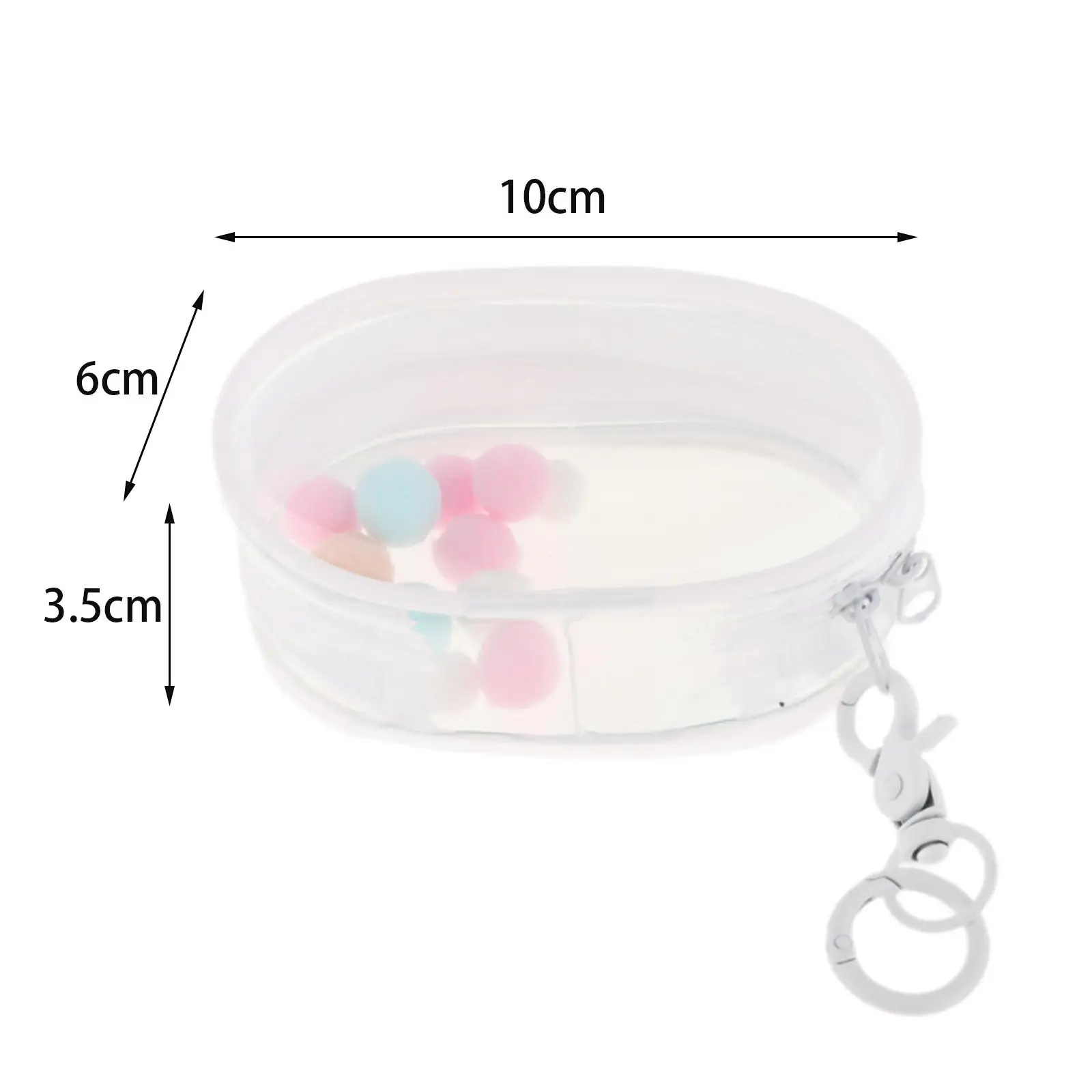 Tiny Doll Pouch PVC antipolvere Mini Doll Storage Bag Clear Figure Display Bag Mini Figure Storage Case per Action Figures Doll