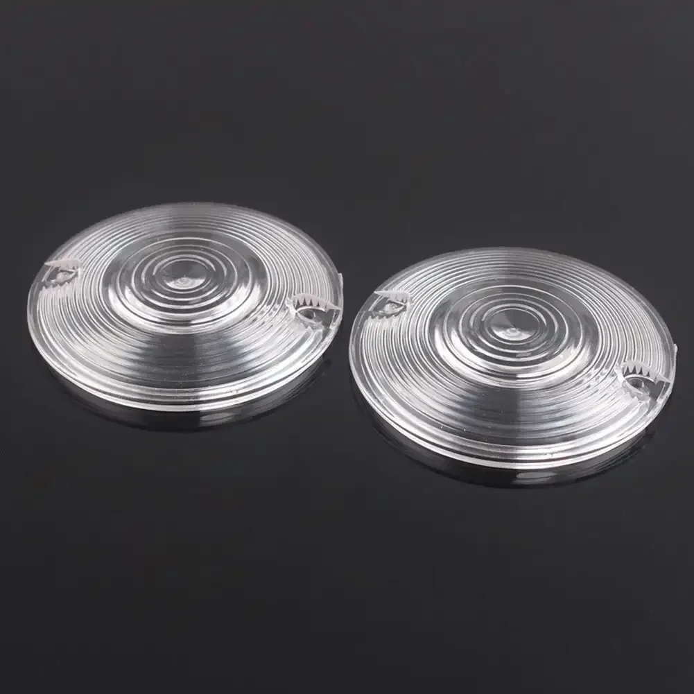 2Pcs Motorcycle Indicator Lens Cover Turn Signal Light Cap for Harley Sportster 883 1200 XL Iron Dyna Softail Touring Glide Road