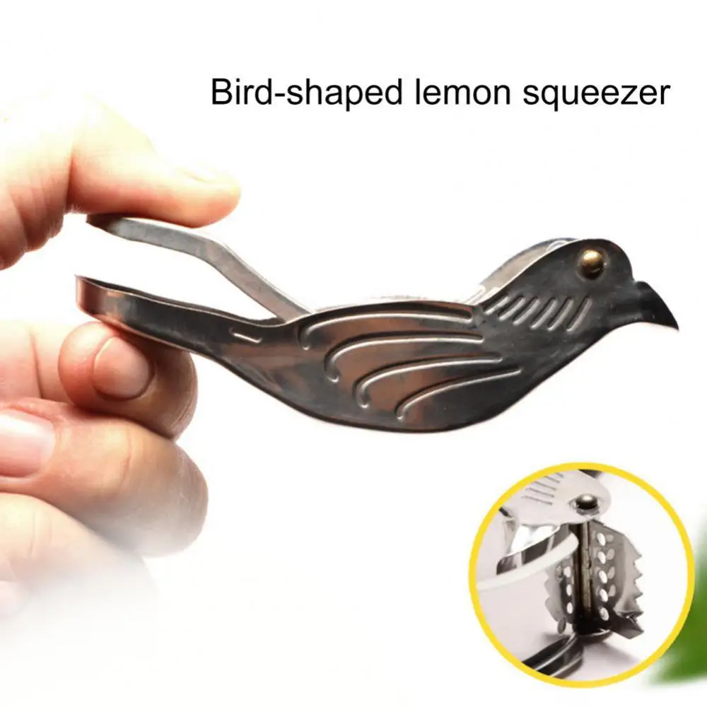 Lemon Wedge Bird Shape For Fruit Orange Lemon Sinaasappel 304 Stainless Steel Manual Kitchen Gadget For Home Portable