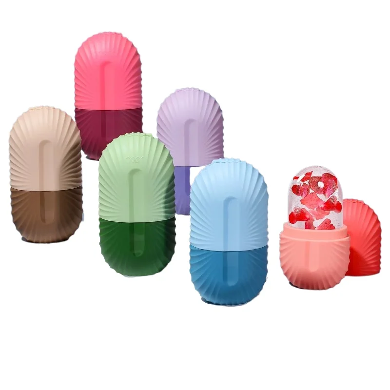 Silicone Ice Face Roller Reusable Facial Massager Ice Cube Mold For Eye Puffiness Skin Care Beauty Tool For Women