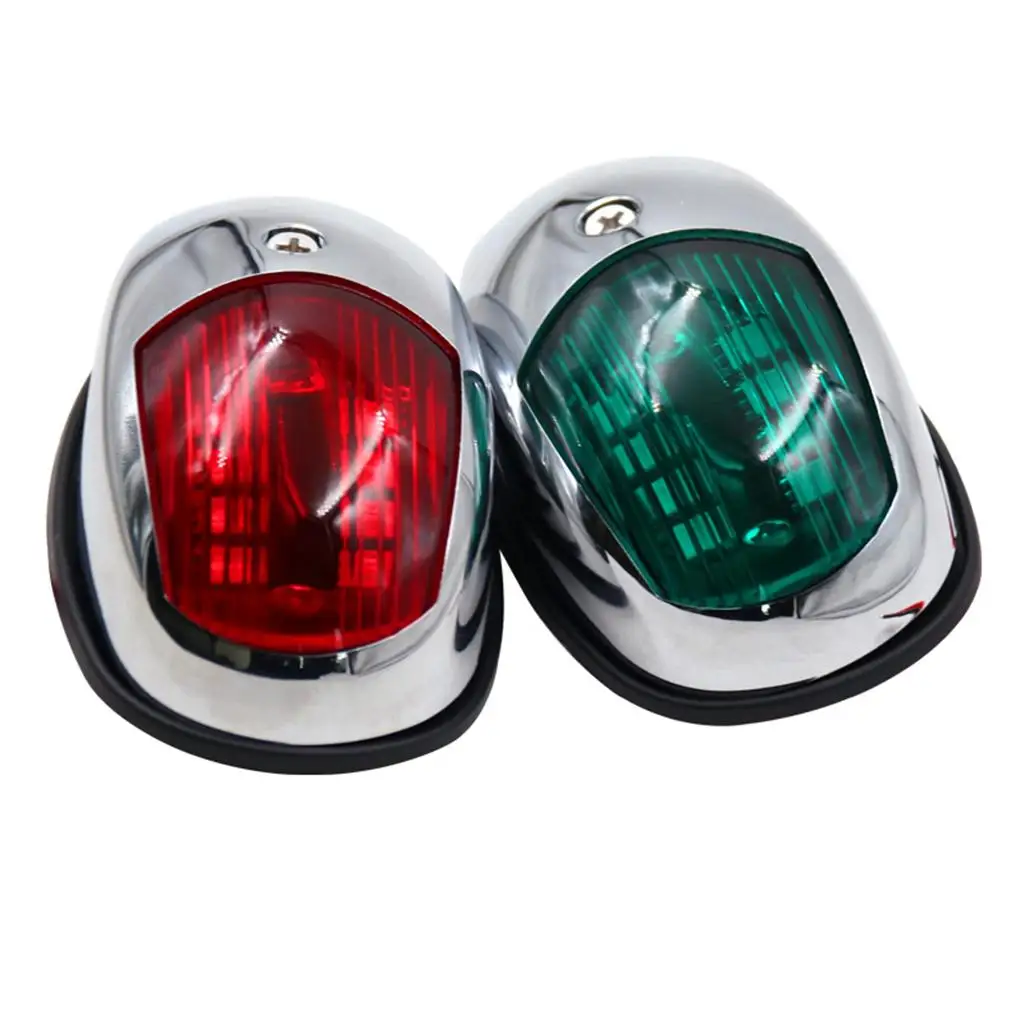 2 Boat Navigation Lights Stern Lights Waterproof for Boats Dinghy Pontoon Kayak Yacht Vessel Catamaran (Red And Green)