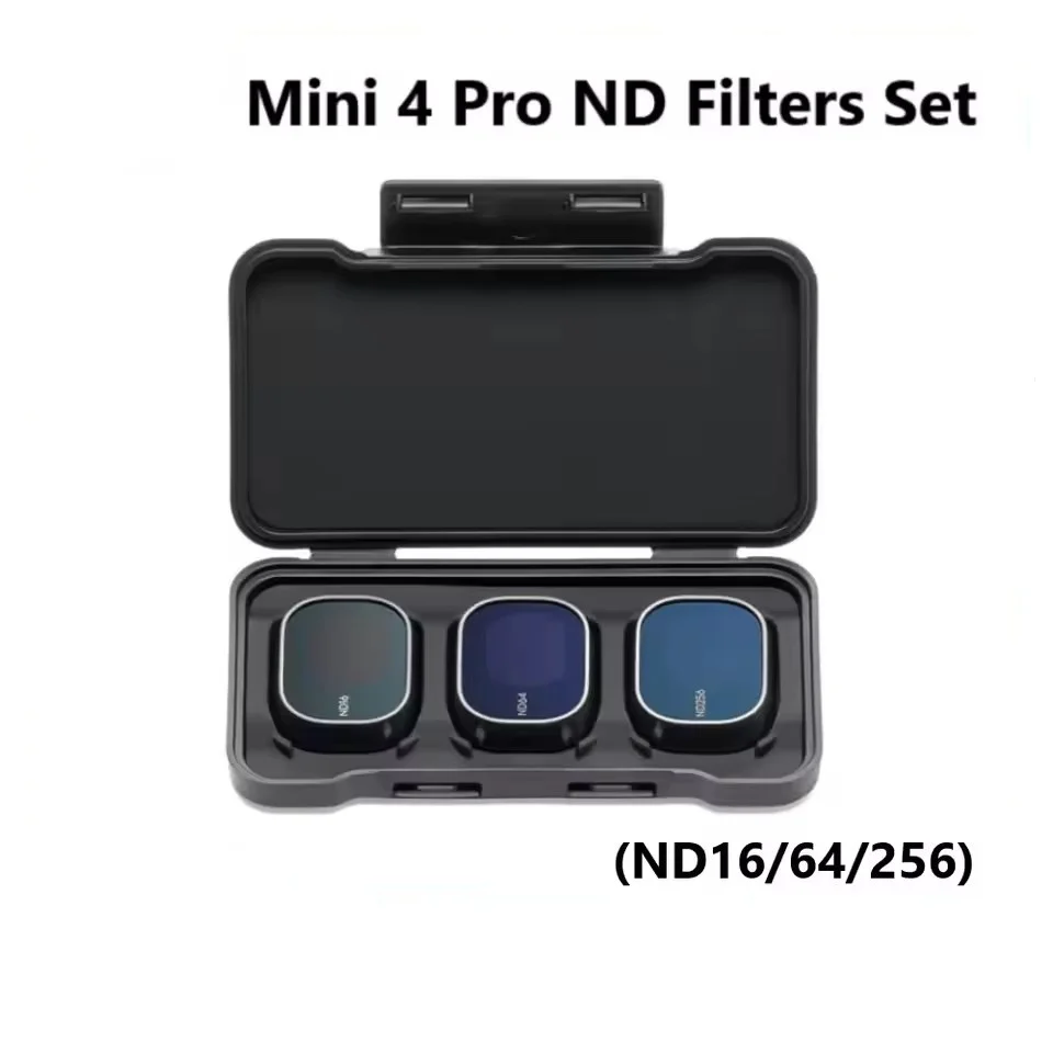

New for DJI Mini 4 Pro ND Filters Set (ND16/64/256)Designed for tackling harsh lighting conditions and long exposure timelapse"