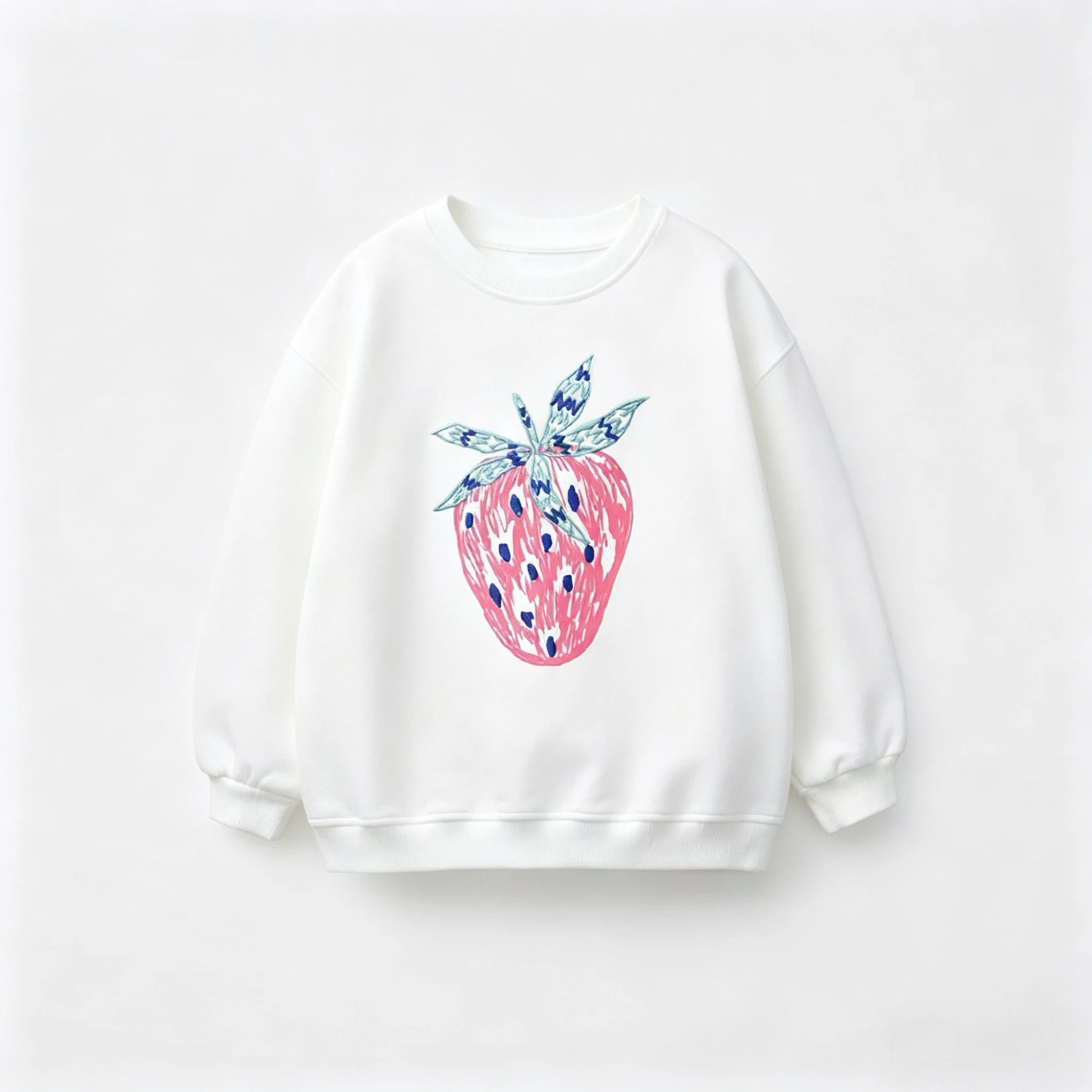 イチゴ柄女の赤ちゃんスウェットトップス長袖春秋服ルーズカジュ - Baby Clothing Knitting Patterns のレビューと価格