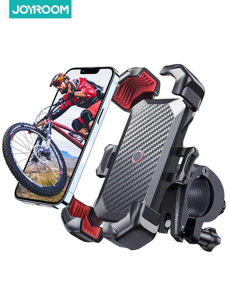 Joyroom Fahrrad-Handyhalterung 360 °   Universeller Fahrrad-Handyhalter für 4,7-7 Zoll Mobiltelefone, stoßfester Halter, GPS-Clip