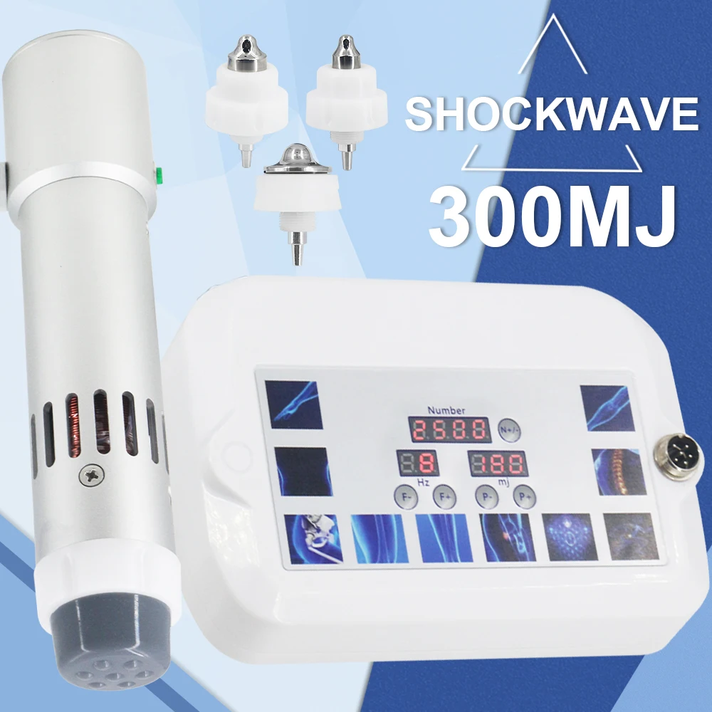 

Профессиональный аппарат для ударно-волновой терапии 300MJ, высокотехнологичная ручка для лечения ЭД, облегчение боли, физиотерапевтический ударно-волновой массажер