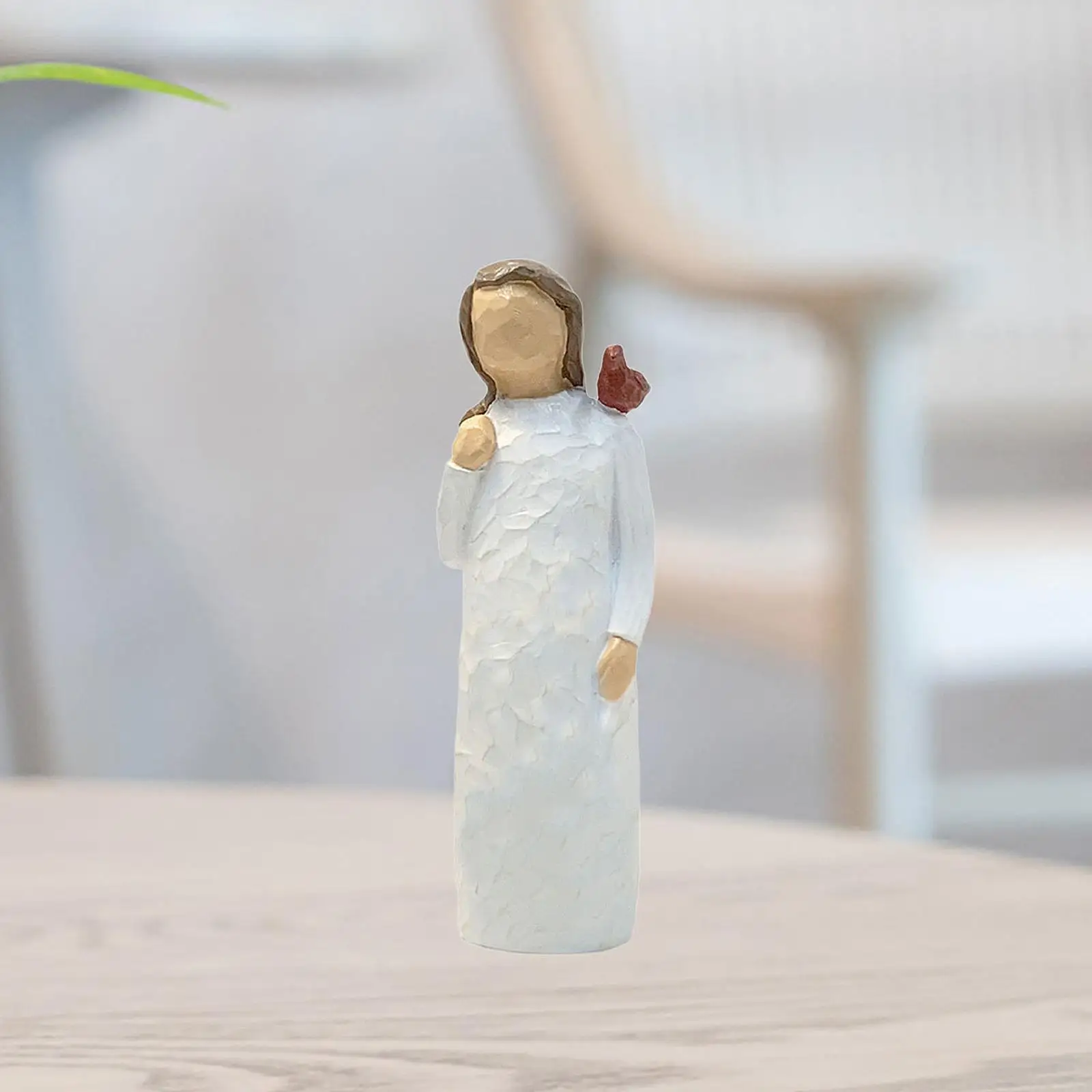

Angel Statue Figure Sculpture Resin Modern Collection Desktop Ornament for