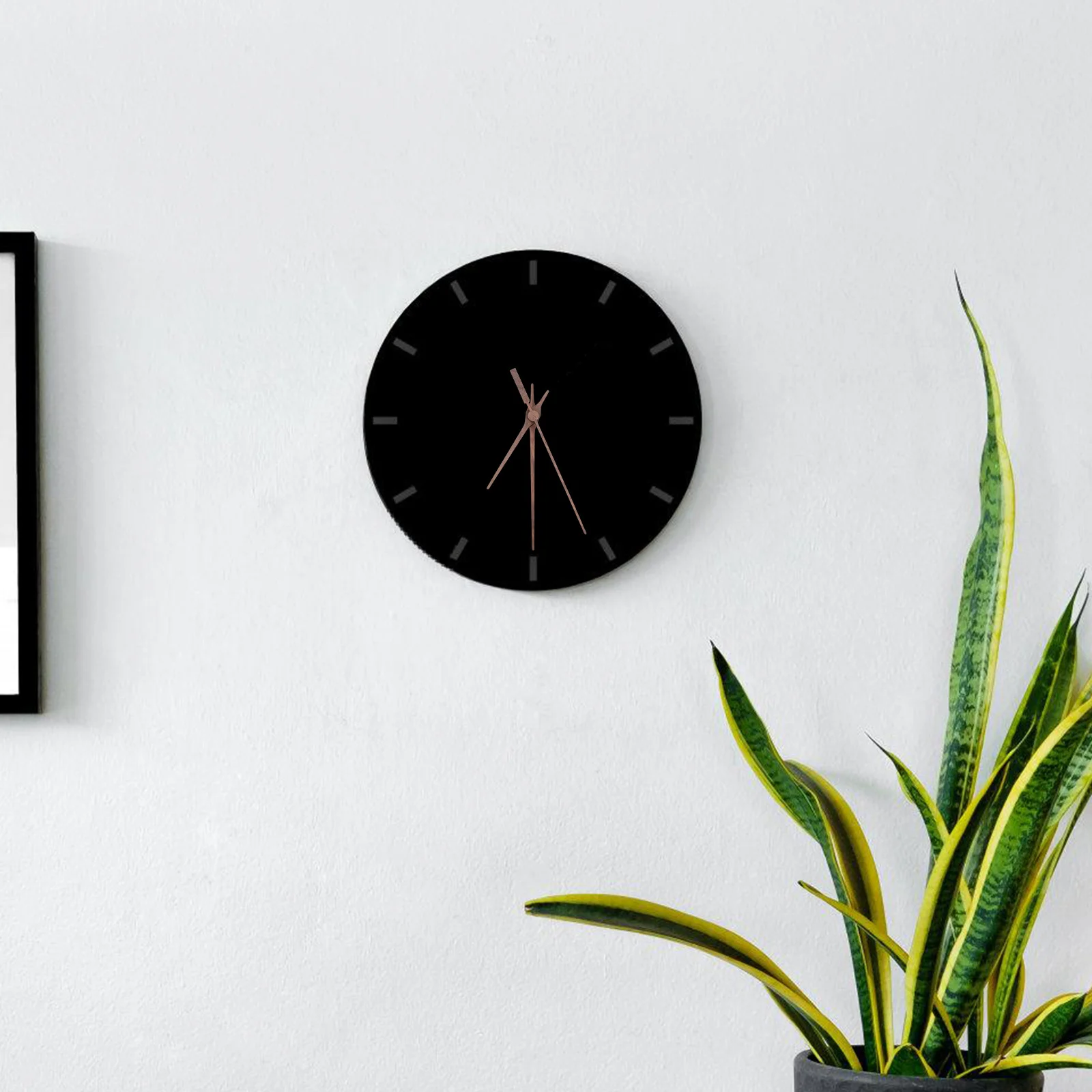 

1 Set Silent Quartz Movement Long Shaft Sweep Mechanism Replacement Walnut Hands For Diy Wall Repair Bedroom Office Decor Parts