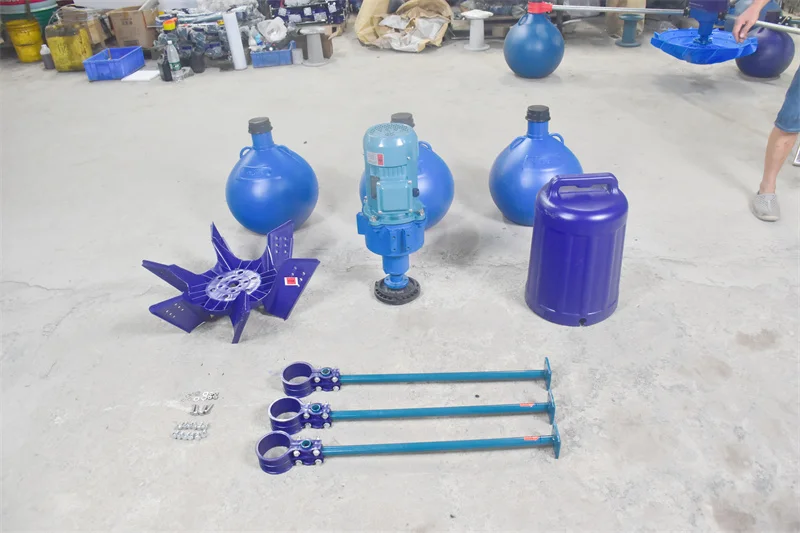 Solar Powered Floating Pond Aerator Impeller Pump New Gearbox Oxygen Machine Permanent Magnet Synchronous Motor Core Engine view 5