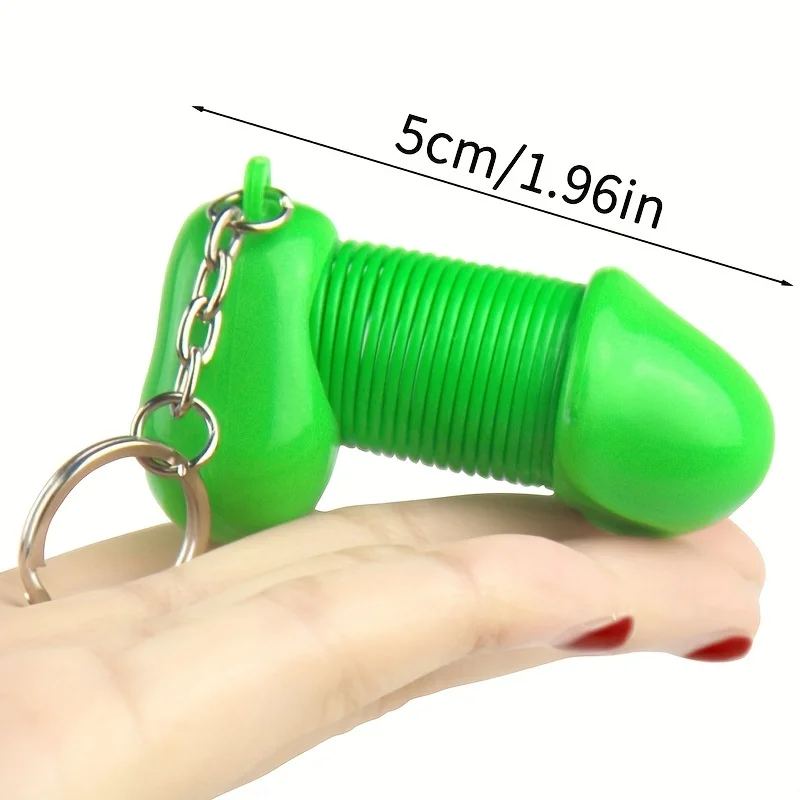 1 قطعة ألعاب الجنس الكبار الرجال القضيب لطيف مفتاح سلسلة الزينة ، الذكور الجهاز مفتاح سلسلة هدية مثيرة #2