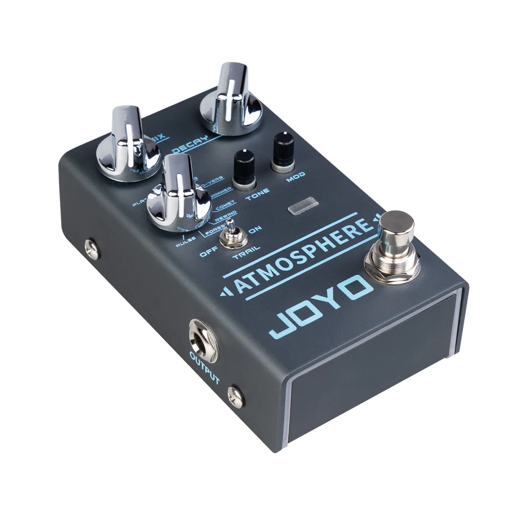 JOYO R-14 ATMOSPHERE 9 Digital Reverb Effects Guitar Pedal Reverb Pedal with Modulation and Trail Function Guitar Accessories