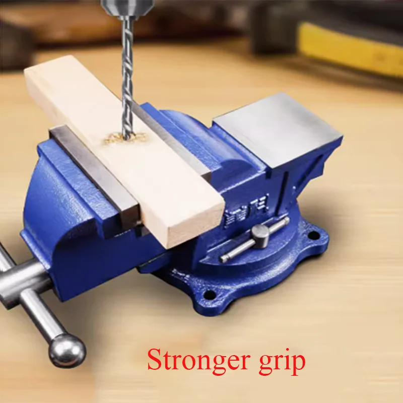 1PC Heavy Duty Bench Vise Household Multifunction Vise Bench High Quality 3 Inch Small Bench Vice Clamp 360 Degree Rotation