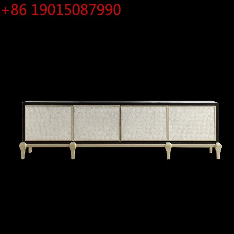 

Postmodern light luxury TV cabinet piano paint simple living room coffee table shell cabinet