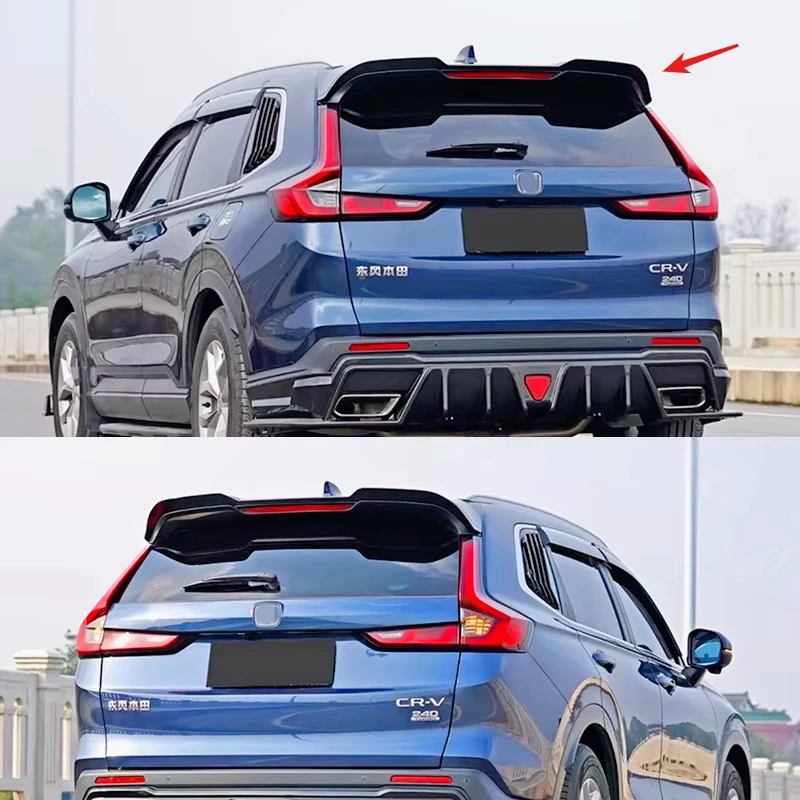 

For 2023 2024 NEW Honda CRV Roof Spoiler High Quality ABS Material Car Trunk Rear Trunk Lip Wing Body Kit Accessories