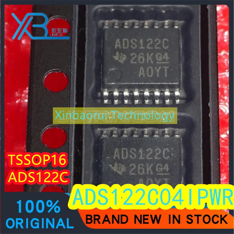 (1/20pieces) ADS122C04IPWR ADS122C TSSOP16 ADS122C04 digital-to-analog converter chip 100% brand new authentic spot