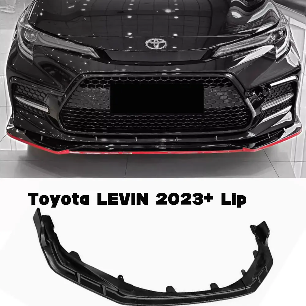 Splitter for Toyota Corolla XSE American Edition 2020 2023 Levin Sedan Front Bumper Spoiler Skirts Lip Body Kit