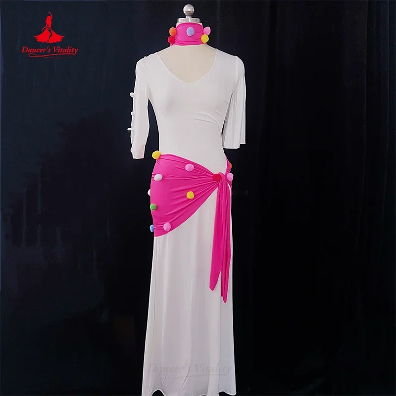 

Belly Dancer Costume Elegant and Comfortable Pure Cotton Dress Customized Adult Children Oriental Dance Performance Costumes