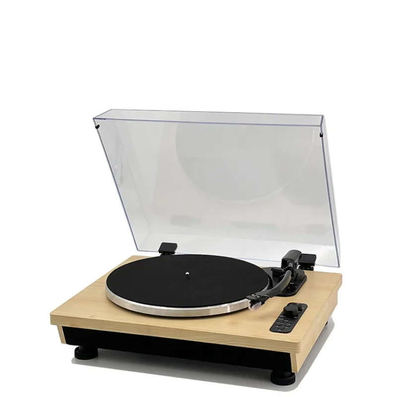 Portable Wood Turntable Vinyl Record Player Enjoy your time with different records