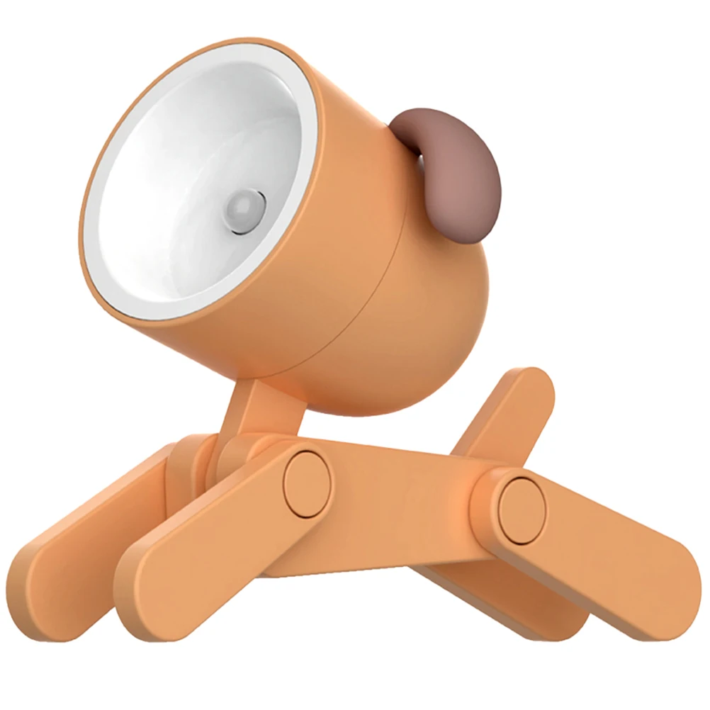 Cartoon Pet Mini Portable Dog Light Bedroom Kids Nightlight Small Desk Lamp Portable Night Lamp PVC Creative Table