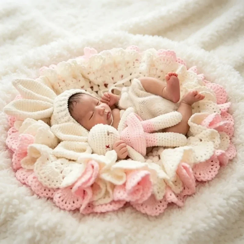 full-moon-hundred-days-newborn-blanket-studio-theme-prop-infant-photography-background-auxiliary-shooting-practical-supplies
