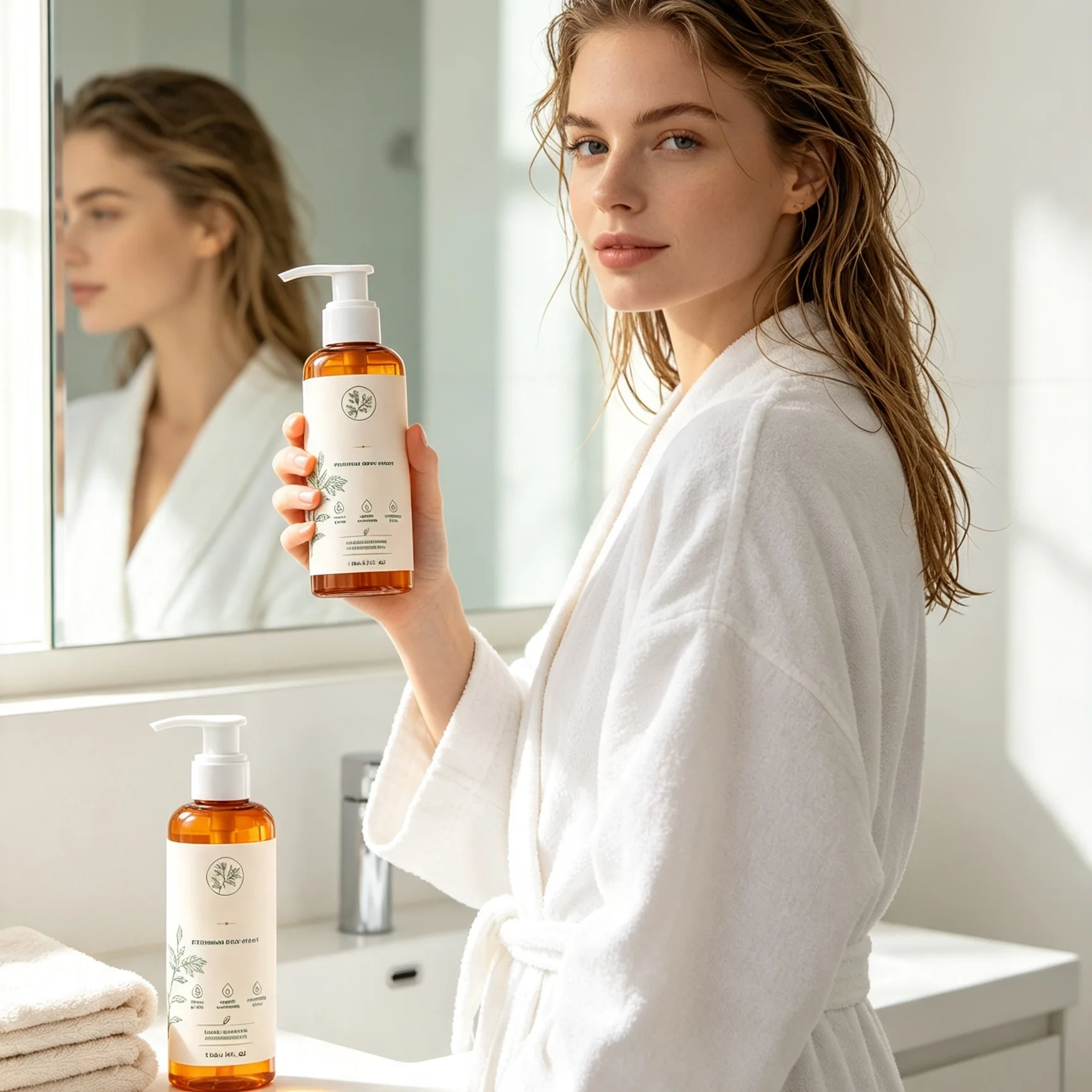 Persimmon Body Wash Odor Remover Professional Skin Cleaning Soft Creamy Foam Deep Hydration Deodorant Body Wash Shower Gel 120ml