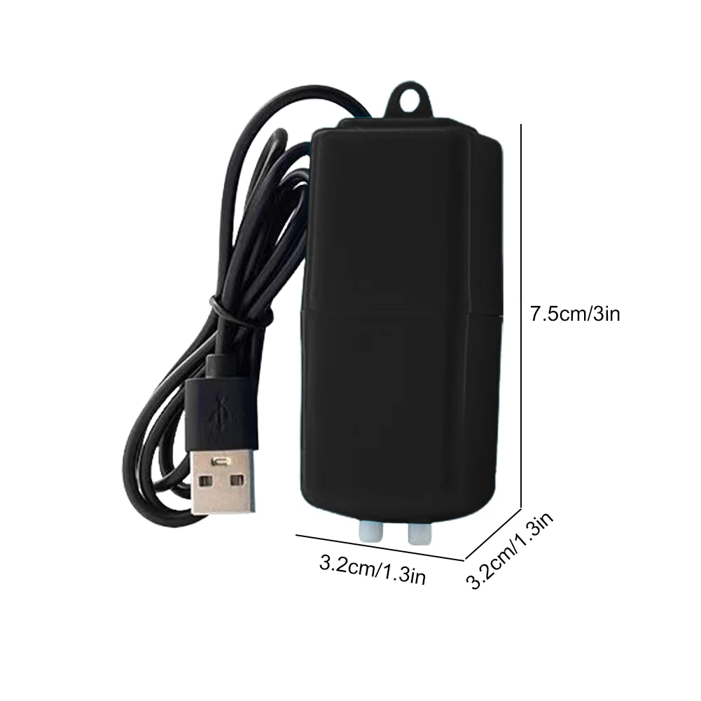 Portable Mini Small Oxygenator USB Small Oxygenator Fish Tank Silent Air Compressor Aerator Portable Fish Tank Accessories