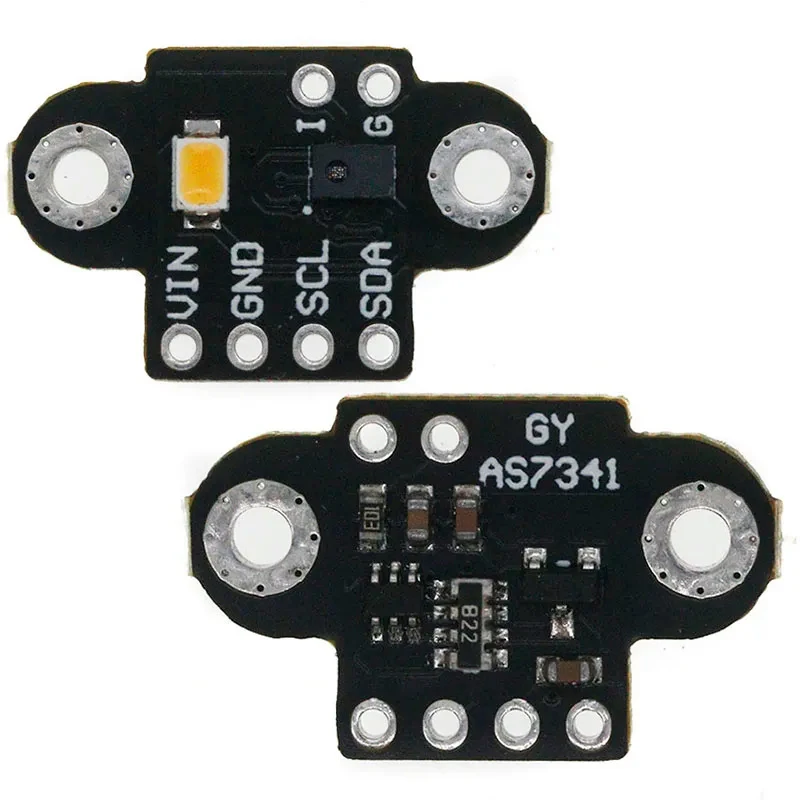 Imagem -03 - Módulo do Sensor de Luz Visível Cor Infravermelha Gy-as7262 As7263 As7341 As7343 Infravermelho Cor Sensor