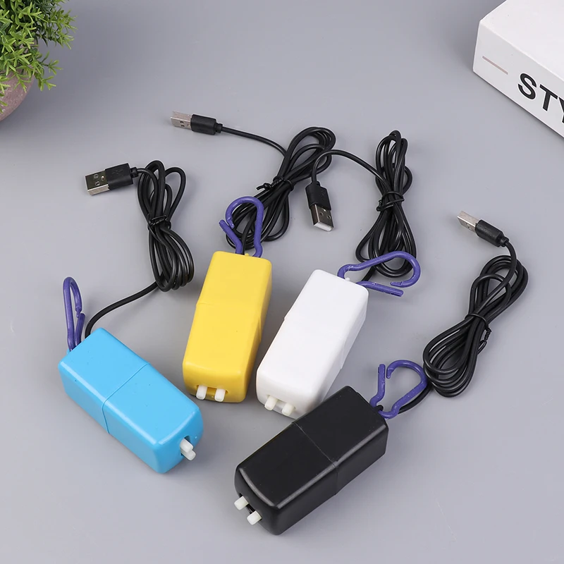 

USB Aquarium Filter Portable Mini Air Pump Kit Oxygen Pump With Air Stone Silent High Energy Efficient Fishing Tank Accessories