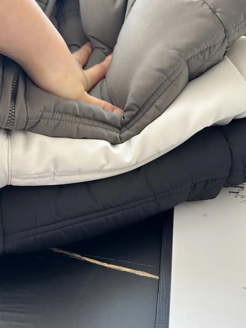 따뜻한 두꺼운 빵 스타일 재킷 루즈핏 코튼 패딩 코트 여성 겨울 아우터웨어 긴 소매 지퍼 클로저 후드