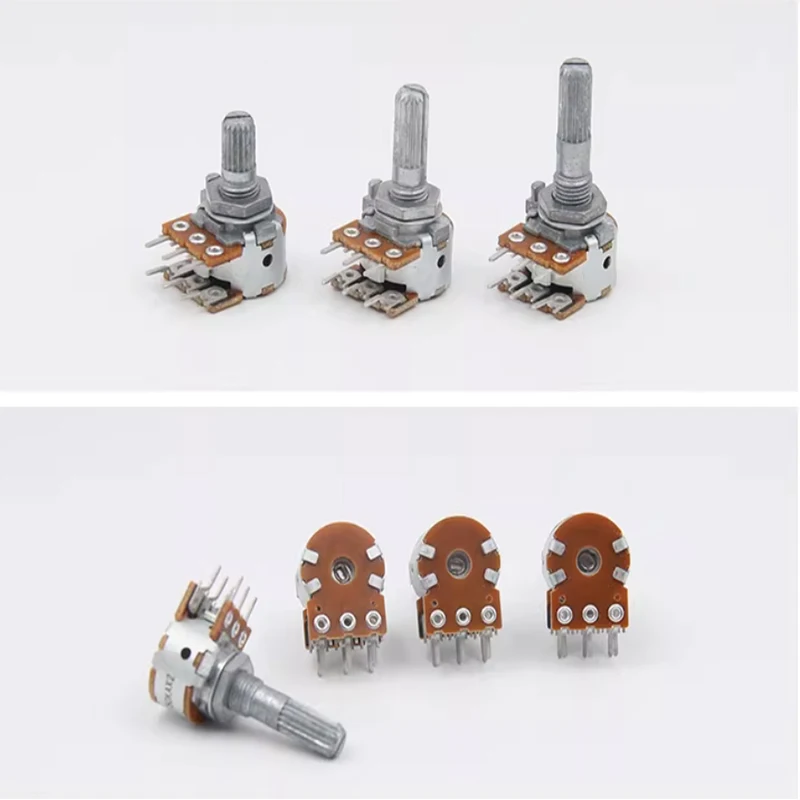 Imported Japan ALPS audio amplifier audio volume duplex six-pin potentiometer